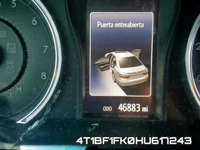 4T1BF1FK0HU617243 фото 9