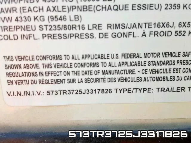 573TR3725J3317826 фото 2