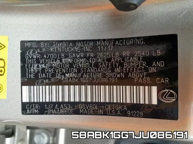 58ABK1GG7JU086191 фото 2
