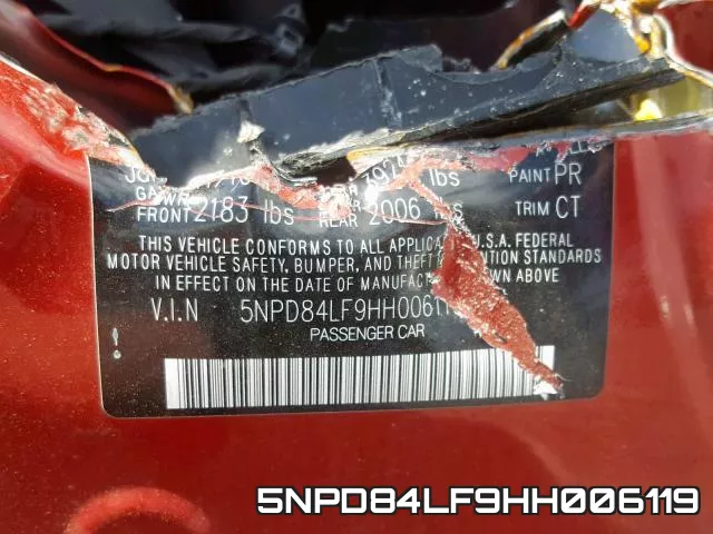 5NPD84LF9HH006119 фото 2