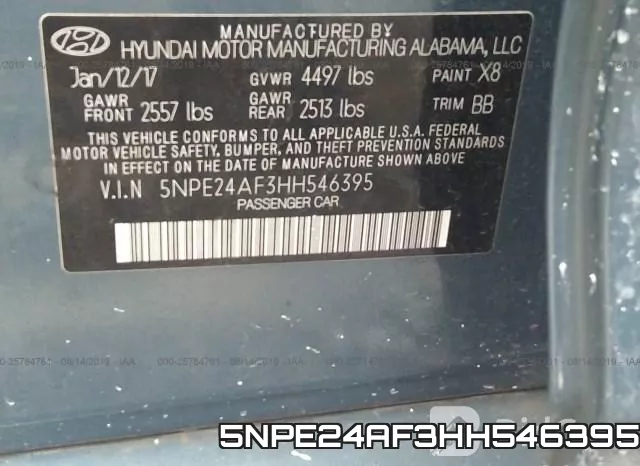 5NPE24AF3HH546395 фото 10