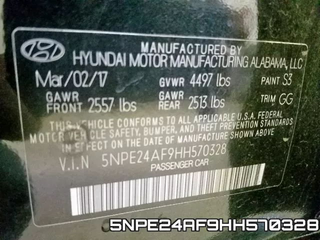 5NPE24AF9HH570328 фото 2