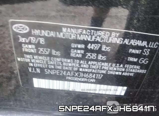 5NPE24AFXJH684117 фото 10