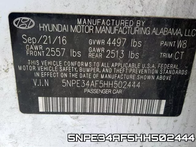 5NPE34AF5HH502444 фото 2