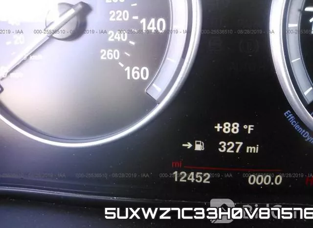5UXWZ7C33H0V87576 фото 8