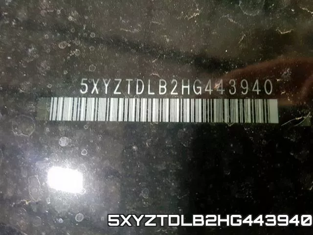 5XYZTDLB2HG443940 фото 2