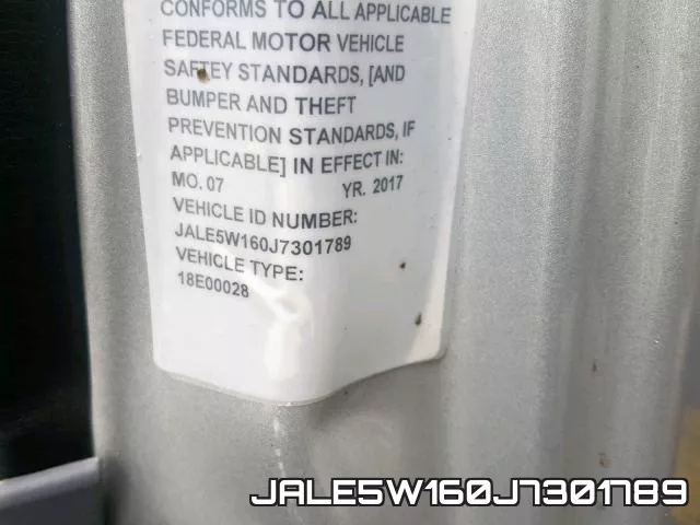 JALE5W160J7301789 фото 2