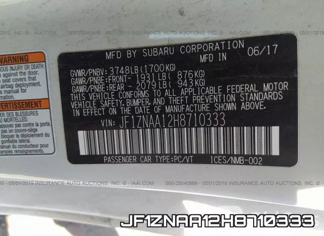 JF1ZNAA12H8710333 фото 10