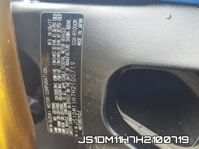 JS1DM11H7H2100719 фото 2