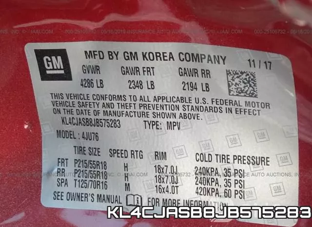 KL4CJASB8JB575283 фото 10