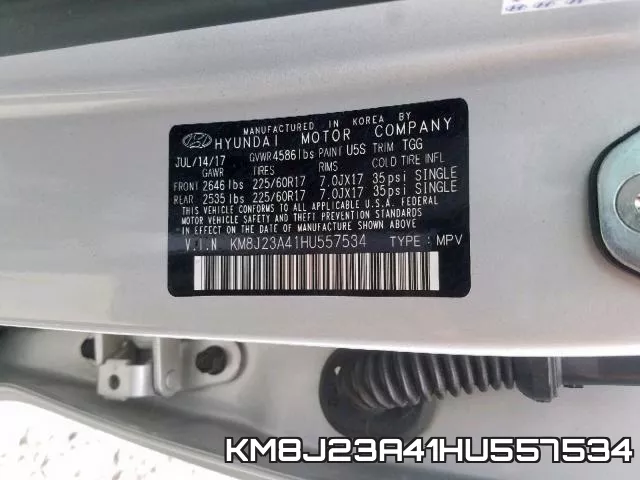 KM8J23A41HU557534 фото 2