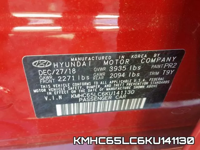 KMHC65LC6KU141130 фото 2