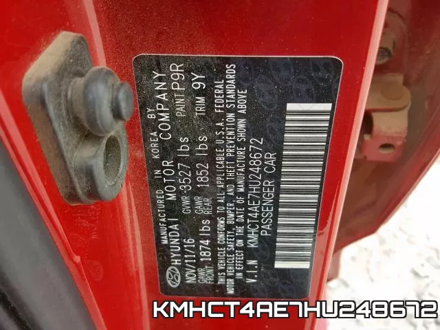 KMHCT4AE7HU248672 фото 2