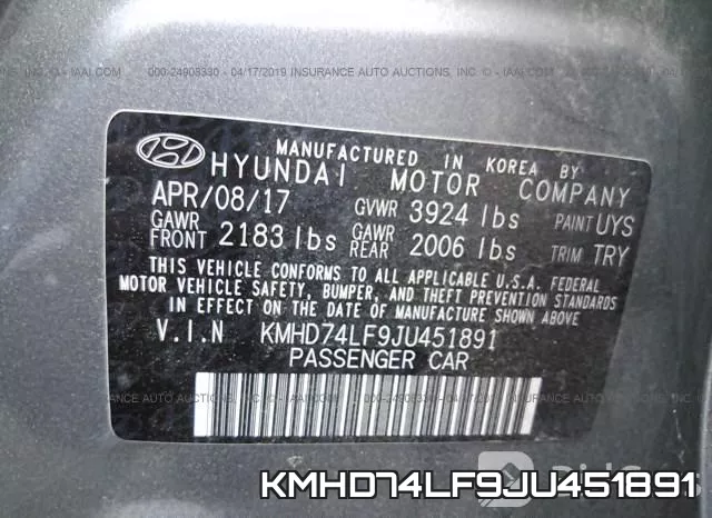 KMHD74LF9JU451891 фото 10