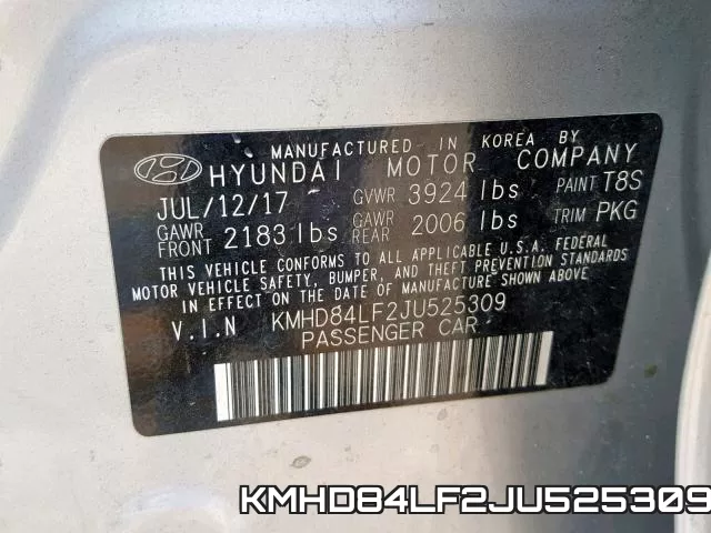 KMHD84LF2JU525309 фото 2