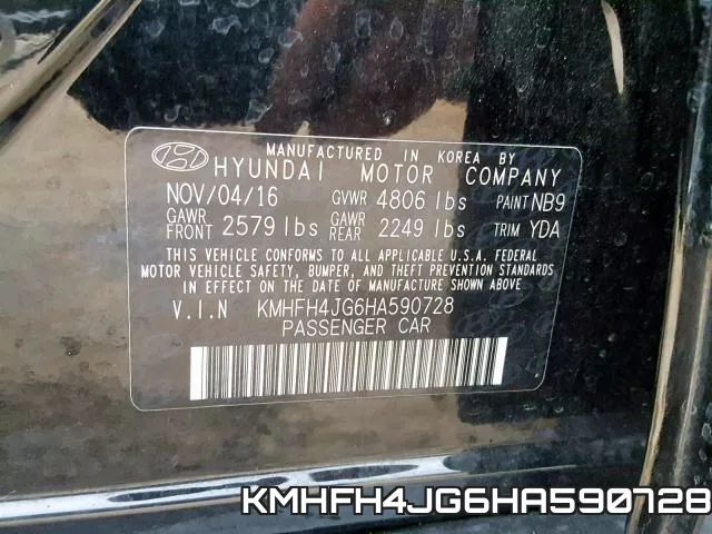 KMHFH4JG6HA590728 фото 2