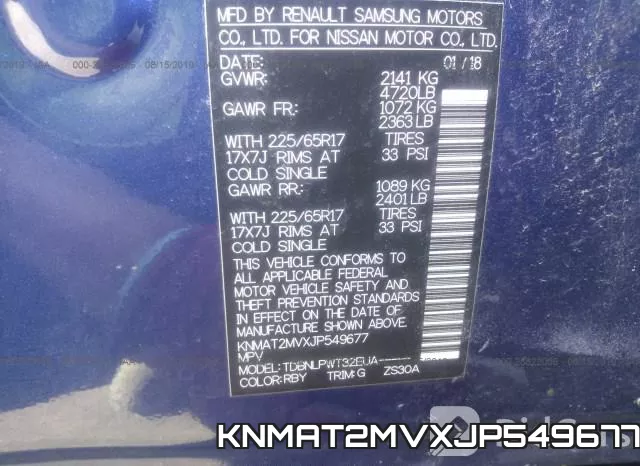 KNMAT2MVXJP549677 фото 10
