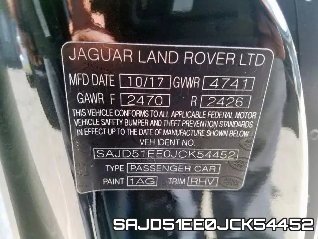 SAJD51EE0JCK54452 фото 2