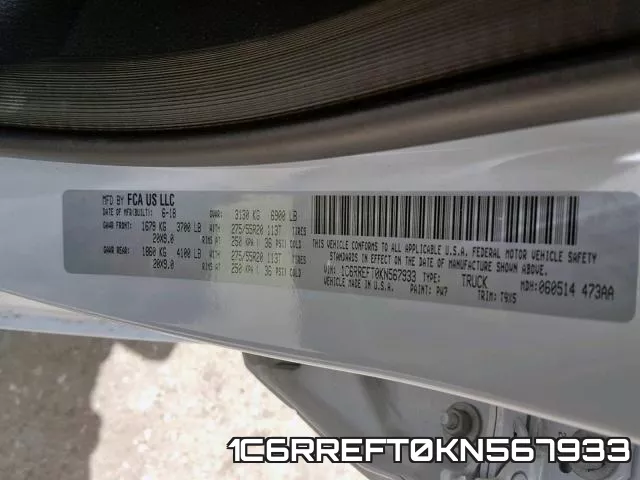 1C6RREFT0KN567933 фото 2