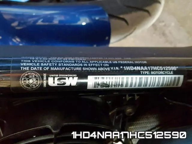 1HD4NAA17HC512590 фото 2