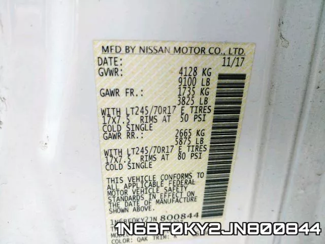 1N6BF0KY2JN800844 фото 2