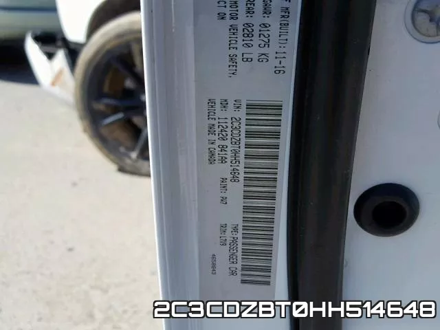2C3CDZBT0HH514648 фото 2