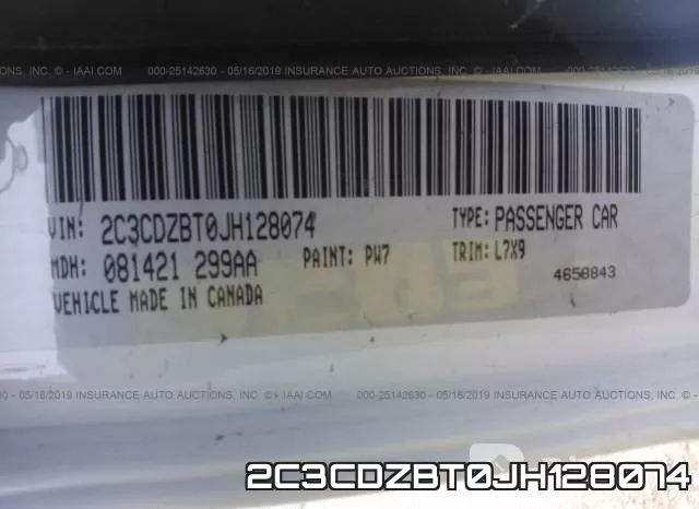 2C3CDZBT0JH128074 фото 10