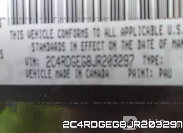 2C4RDGEG8JR203297 фото 9