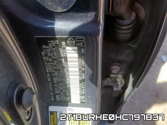 2T1BURHE0HC797837 фото 2