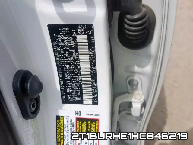 2T1BURHE1HC846219 фото 10