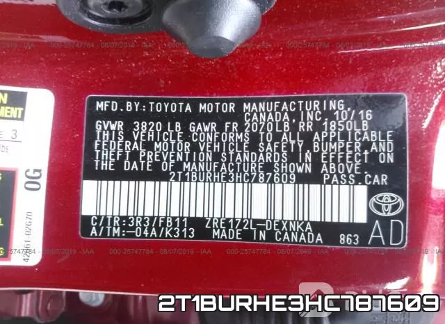 2T1BURHE3HC787609 фото 10