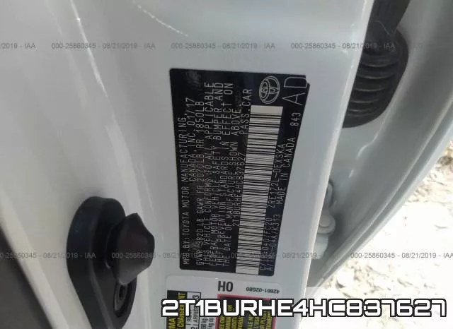 2T1BURHE4HC837627 фото 10