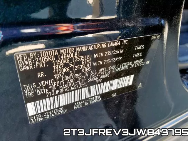 2T3JFREV3JW843795 фото 2