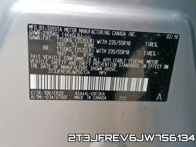 2T3JFREV6JW756134 фото 2
