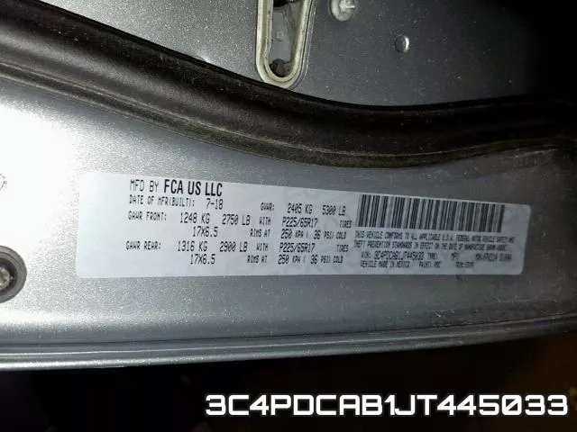 3C4PDCAB1JT445033 фото 2