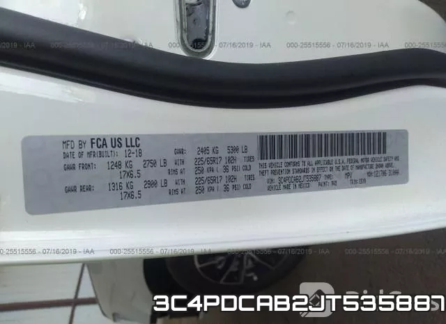 3C4PDCAB2JT535887 фото 10