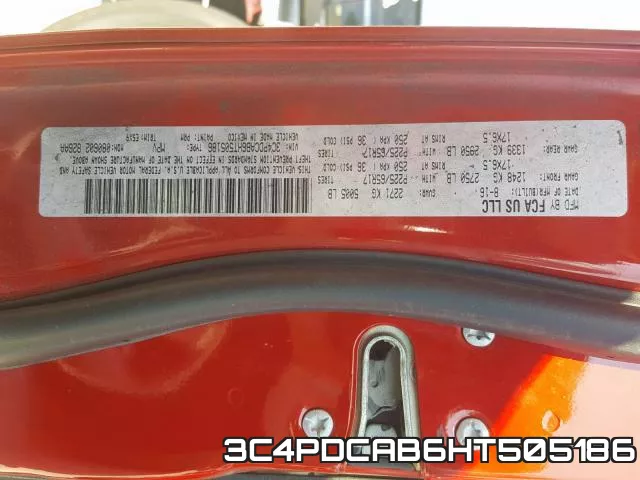 3C4PDCAB6HT505186 фото 2