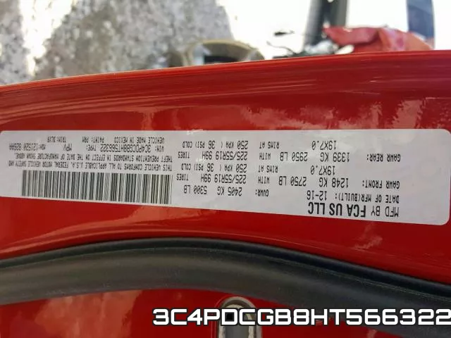 3C4PDCGB8HT566322 фото 2