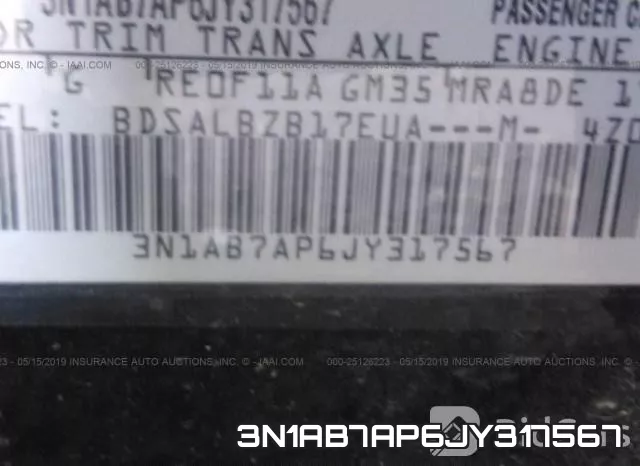 3N1AB7AP6JY317567 фото 10