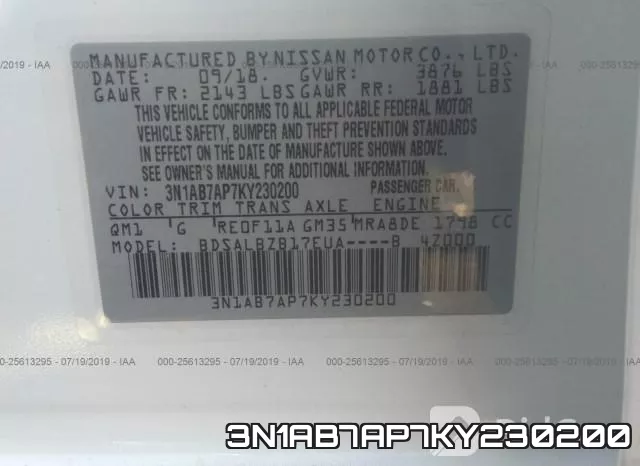 3N1AB7AP7KY230200 фото 10