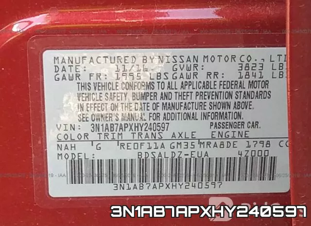 3N1AB7APXHY240597 фото 9