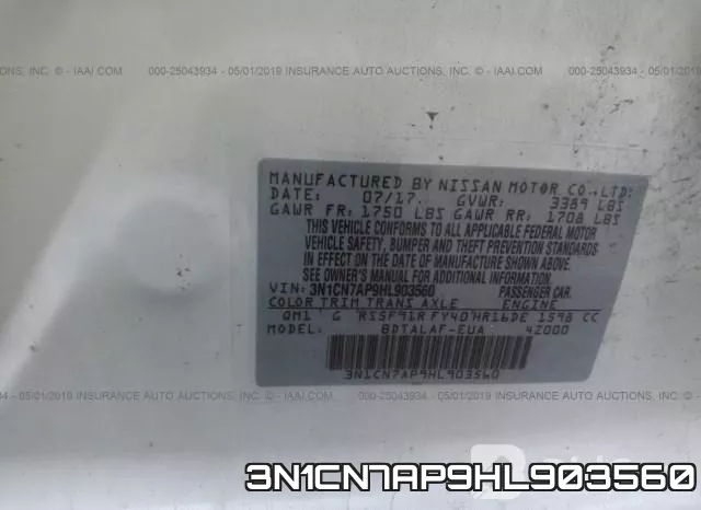 3N1CN7AP9HL903560 фото 10