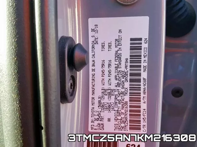 3TMCZ5AN7KM216308 фото 2