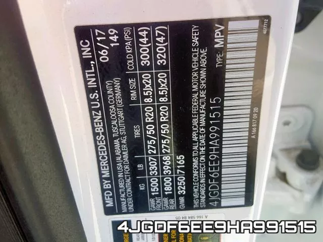 4JGDF6EE9HA991515 фото 2