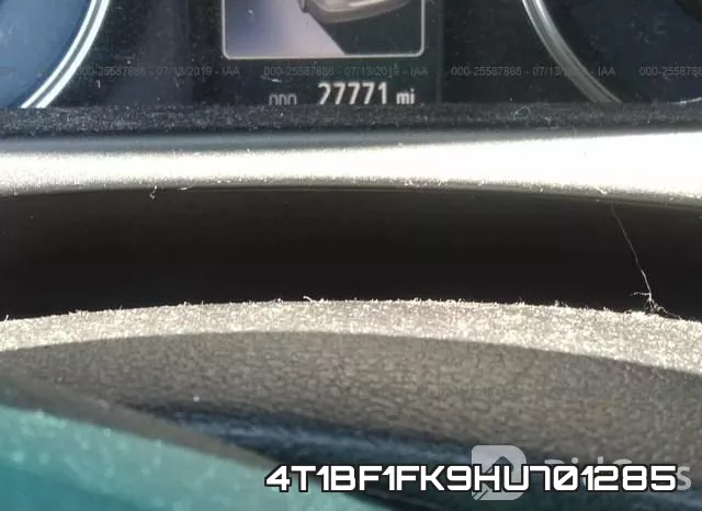 4T1BF1FK9HU701285 фото 8