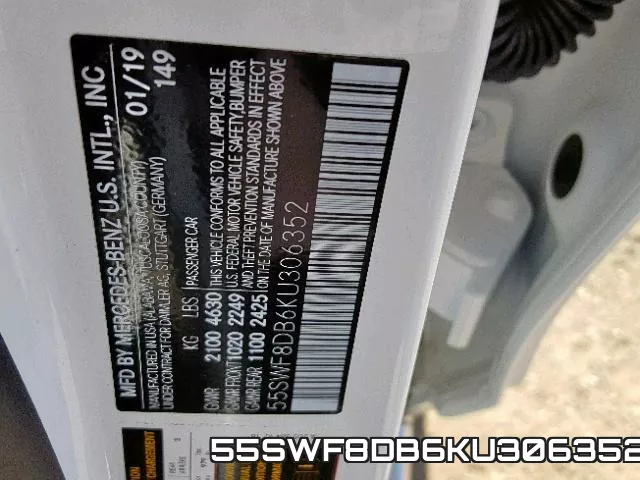 55SWF8DB6KU306352 фото 2