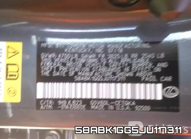 58ABK1GG5JU117311 фото 10