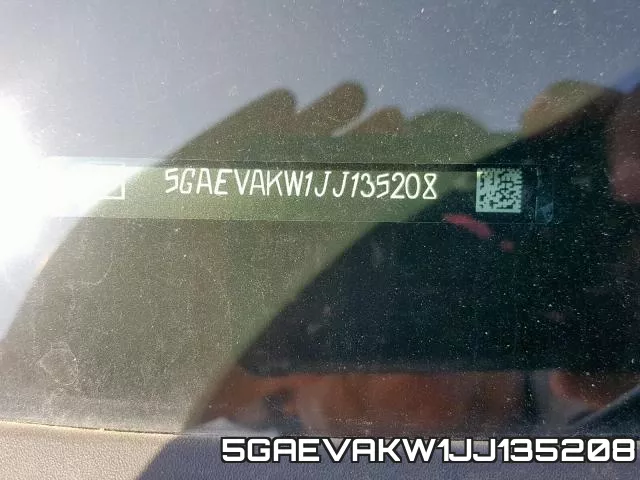 5GAEVAKW1JJ135208 фото 2