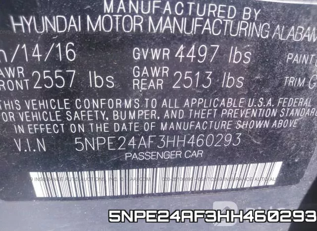 5NPE24AF3HH460293 фото 10