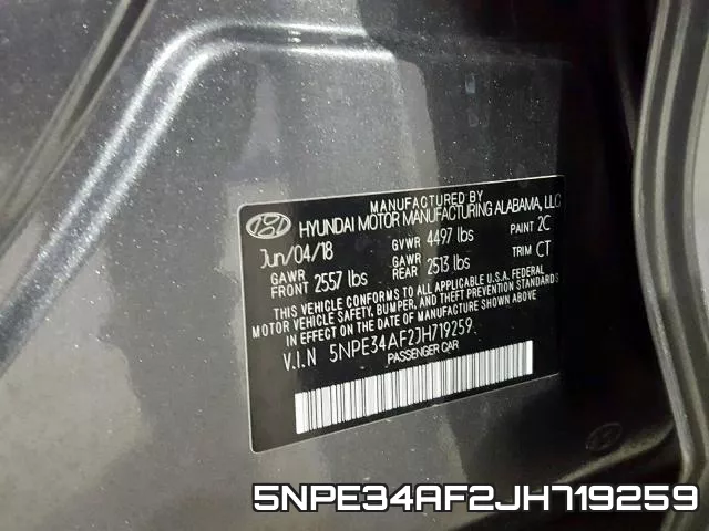 5NPE34AF2JH719259 фото 2